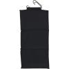 Household Essentials 311342 Hanging Closet Organizer | 3 Pocket Shelves | Natural Canvas(Black)