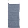 Household Essentials 311342 Hanging Closet Organizer | 3 Pocket Shelves | Natural Canvas(Denim)