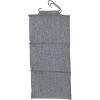 Household Essentials 311342 Hanging Closet Organizer | 3 Pocket Shelves | Natural Canvas(Graphite)