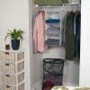 Household Essentials 311342 Hanging Closet Organizer | 3 Pocket Shelves | Natural Canvas(Natural)