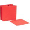 Household Essentials 332-1 Foldable Fabric Storage Bins | Set of 6 Cubby Cubes with Vertical Handles 6 Pack, Red(Red)