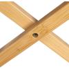 Household Essentials 4-Tier Bamboo Folding Shoe Rack, Natural