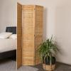 Household Essentials Bamboo Screen, Basket Weave