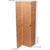 Household Essentials Bamboo Screen, Basket Weave