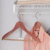 Household Essentials Cedar Fresh Cedar Panels for Closet 2 Pack, Bracket-Free with a Variety of Potential Uses, Natural(4 Garment Thin Hangers)