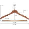 Household Essentials Cedar Fresh Cedar Panels for Closet 2 Pack, Bracket-Free with a Variety of Potential Uses, Natural(4 Locking Hanger)