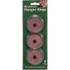 Household Essentials Cedar Fresh Cedar Rings, Pack of 6, Solid Eastern Red Cedar, Natural Moth and Odor Deterrent, Eco-Friendly and Chemical-Free, Perfect for Wire and Plastic Hangers, Natural