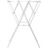 Household Essentials Clothes Drying Rack, Foldable, Expandable and Collapsible Laundry Drying Rack, Silver(White)