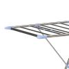 Household Essentials Collapsible Adjustable Gullwing Metal Clothes Drying Rack, Grey