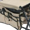 Household Essentials Collapsible Utility Stool, Tan(Tan)