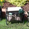 Household Essentials Collapsible Utility Stool, Tan(Tan)