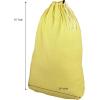 Household Essentials Cotton Laundry Bag, Large, 100% Cotton, Drawstring Top with Cord Lock, Machine Washable, 3 to 4 Load Capacity, Versatile and Compact, Breathable, Foldable, Natural(Yellow)