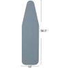 Household Essentials Deluxe Ironing Board Replacement Pad and Cover, Sewing Guide Pattern, Cream(Blue)