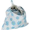 Household Essentials Deluxe Ironing Board Replacement Pad and Cover, Sewing Guide Pattern, Cream(Blue Flowers)