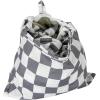Household Essentials Deluxe Ironing Board Replacement Pad and Cover, Sewing Guide Pattern, Cream(Grey Checkered)