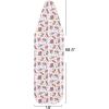 Household Essentials Deluxe Ironing Board Replacement Pad and Cover, Sewing Guide Pattern, Cream(Multicolor)
