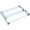 Household Essentials Folding Clothes Drying Rack with Strong Steel Frame and 11 Coated Dowels, White(White/Black)