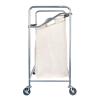 Household Essentials Four Bag Laundry Sorter, Chrome Finish