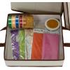 Household Essentials Gift Wrapping Paper Organizer(Natural/Brown)