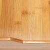 Household Essentials Glidez Bamboo and Steel Pull-Out/Slide-Out Storage Organizer for Under Cabinet Use – 1-Tier Design – Fits Standard Size Cabinet or Shelf, Natural(Single Tier)