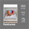 Household Essentials Glidez Chrome-Plated Steel 2-Tier Sliding Under Sink Cabinet Organizer, Chrome(Single Tier)