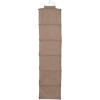 Household Essentials Hanging Cotton Blend Closet Organizer with 6 Storage Shelves, Denim(Latte)
