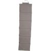 Household Essentials Hanging Cotton Blend Closet Organizer with 6 Storage Shelves, Denim(Light Grey)