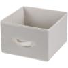 Household Essentials Hanging Cotton Blend and Plastic Closet Shoe Organizer with 10 Storage Compartments, Denim(Natural)