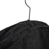 Household Essentials Hanging Zippered Garment Storage Bag with Clear Vision Front, Set of 2, Graphite Gray(Black)