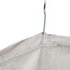 Household Essentials Hanging Zippered Garment Storage Bag with Clear Vision Front, Set of 2, Graphite Gray(Silver)