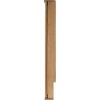 Household Essentials Iron ‘n Fold Wall Ironing Board Cabinet, Built-In Ironing Board, 7 Height Settings, Includes Pad with Cover, White(Brown)