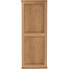 Household Essentials Iron ‘n Fold Wall Ironing Board Cabinet, Built-In Ironing Board, 7 Height Settings, Includes Pad with Cover, White(Brown)