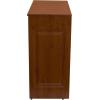 Household Essentials Laundry Sorter Cabinet, Oak Finish(Mahogany Finished Metal)