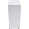 Household Essentials Laundry Sorter Cabinet, Oak Finish(White Metal)
