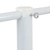 Household Essentials Mega Outdoor Clothesline Single T-Post, White