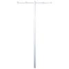 Household Essentials Mega Outdoor Clothesline Single T-Post, White