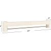 Household Essentials Metal and Plastic Wall Mount Telescoping Drying Rack, Compact Laundry Rack