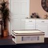 Household Essentials Mug and Tumbler Vision China Storage Box Chest(Natural)