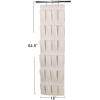 Household Essentials Over The Door 24 Packet Shoe Storage Organizer, Natural Canvas