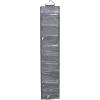 Household Essentials Over-The-Door Cotton Blend and Plastic Shoe Organizer with 20 Storage Pockets, Denim(Graphite)
