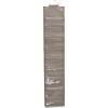 Household Essentials Over-The-Door Cotton Blend and Plastic Shoe Organizer with 20 Storage Pockets, Denim(Latte)