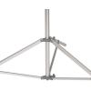 Household Essentials Portable Umbrella Clothesline, 64 Ft of Hanging Space, Pre-Strung with Stable Base, Silver(Portable Drying Rack)