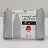 Household Essentials Replacement Ironing Board Cover and Pad for Standard Ironing Boards, Silver Silicone Coated(Silver Coated)