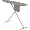 Household Essentials Replacement Ironing Board Cover and Pad for Standard Ironing Boards, Silver Silicone Coated(Trellis)