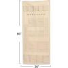 Household Essentials Short Canvas Craft and Garden Wall Organizer(Tall)