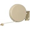 Household Essentials Single Line Retractable Clothesline for Hanging Laundry, 40 Feet, White(White)