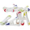Household Essentials Soft-Touch Plastic Clothespins, Multicolor, 12 Count