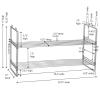 Household Essentials Stackable Two-Tier Shoe Rack, Chrome