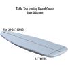 Household Essentials Tabletop Ironing Board Cover and Pad | Fits 30″-32″ x 12″ Boards | Silicone-Coated, One-Piece Cover with Bungee Cord Fit | Replacement Cover for Small Ironing Boards(12″ Wide)