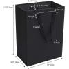 Household Essentials The Recycler Bag, Compact Recycling Center, 600D Polyester with Durable Chipboard Sides, Black(Recycler)